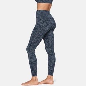 EUC Outdoor Voices FreeForm 7/8 Legging Space Dye Navy Blue Marled High Rise XS